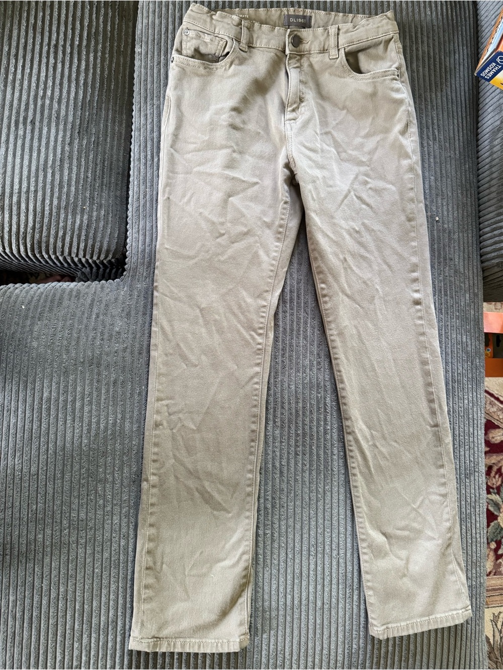 DL1961 Boys Slim Tan Pants Size 16 Khaki